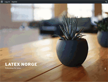 Tablet Screenshot of latex-norge.com